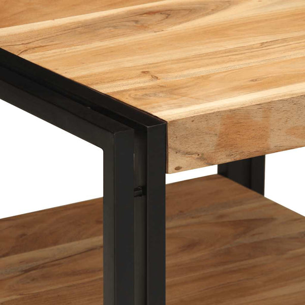 Akazie Couchtisch Massivholz 50x50 cm