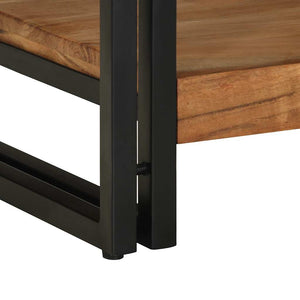 Akazie Couchtisch Massivholz 50x50 cm