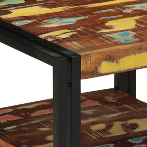 Couchtisch Altholz Massiv 50x50 cm