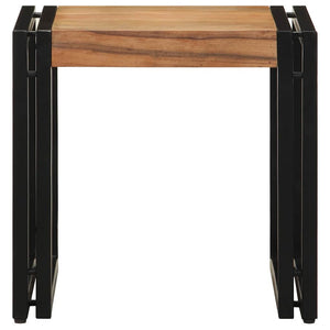Couchtisch Akazie Massivholz 40x40 cm