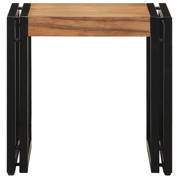 Couchtisch Akazie Massivholz 40x40 cm