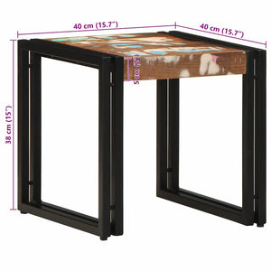 Couchtisch 40x40 cm Massivholz