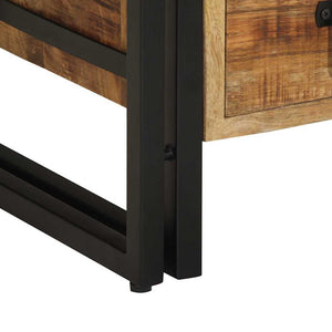 Nachttisch Braun Mango Massivholz 40x40x59 cm