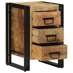 Nachttisch Braun Mango Massivholz 40x40x59 cm