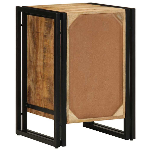 Nachttisch Braun Mango Massivholz 40x40x59 cm