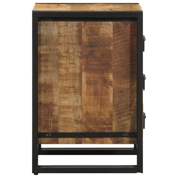 Nachttisch Braun Mango Massivholz 40x40x59 cm