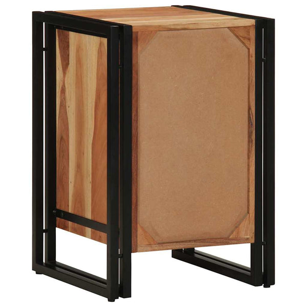 Nachttisch Braun Massivholz Akazie 40x40x59 cm