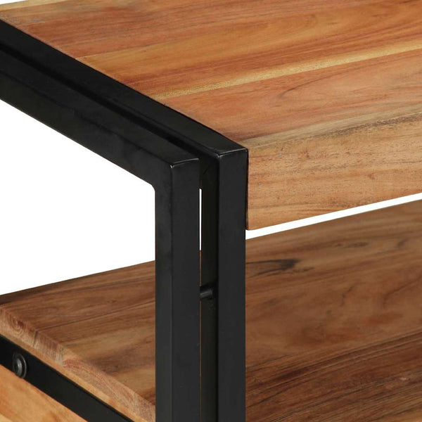 Konsolentisch Braun Akazie Massivholz 120 cm