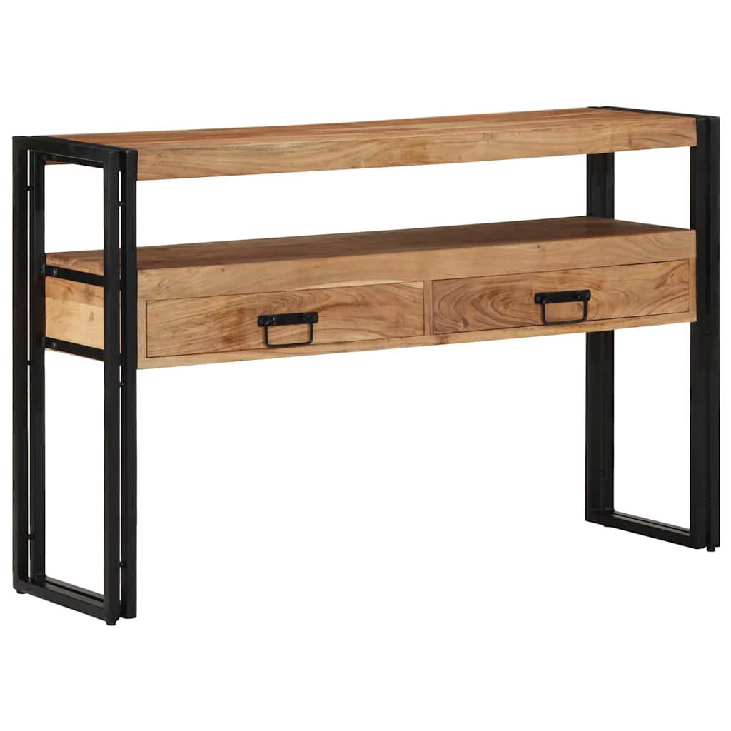 Konsolentisch Braun Akazie Massivholz 120 cm