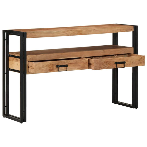 Konsolentisch Braun Akazie Massivholz 120 cm