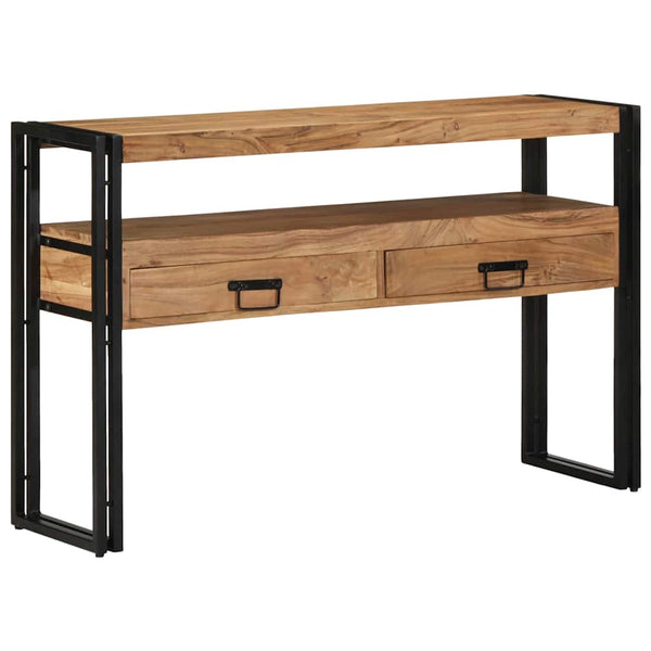Konsolentisch Braun Akazie Massivholz 120 cm