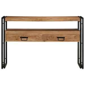 Konsolentisch Braun Akazie Massivholz 120 cm