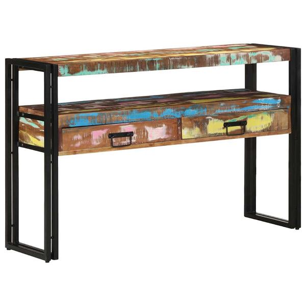 Konsolentisch 120 cm aus massivem Recyclingholz