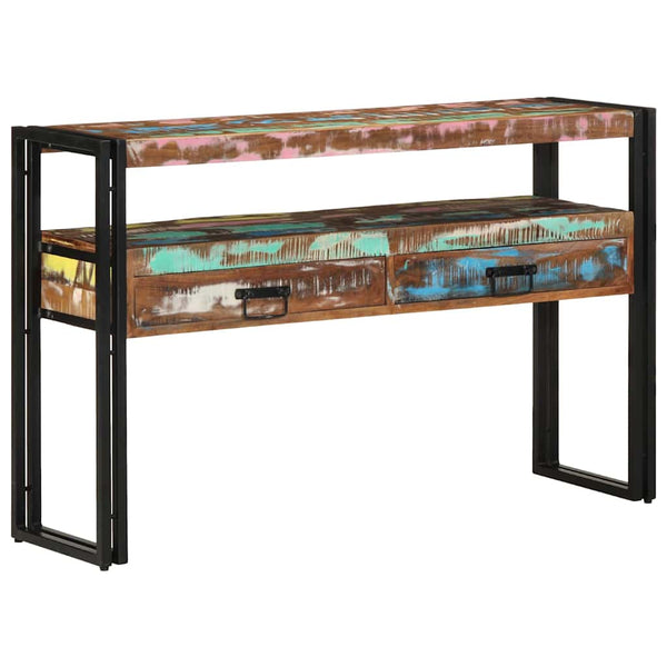 Konsolentisch 120 cm aus massivem Recyclingholz