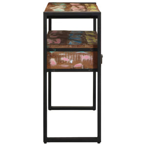 Konsolentisch 120 cm aus massivem Recyclingholz