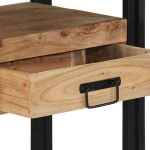 vidaXL Console avec étagère marron 90 x 33 x 75 cm Bois d'acacia massif
