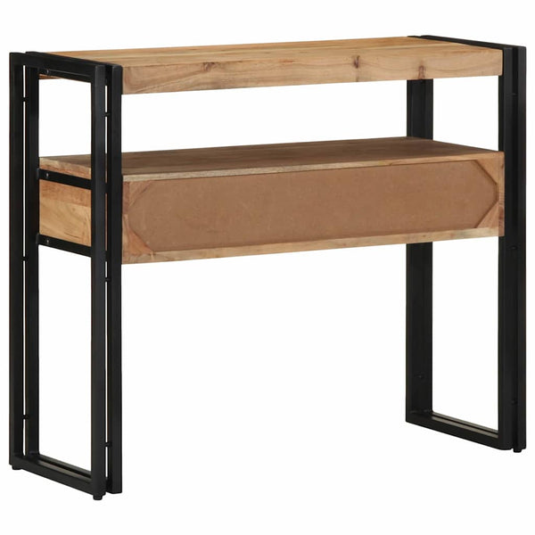 vidaXL Console avec étagère marron 90 x 33 x 75 cm Bois d'acacia massif