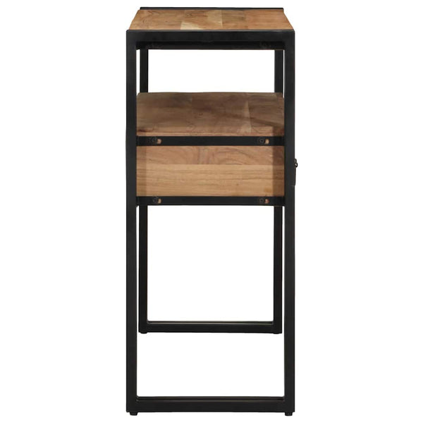 vidaXL Console avec étagère marron 90 x 33 x 75 cm Bois d'acacia massif