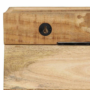 Garderobenständer Braun Mango Massivholz