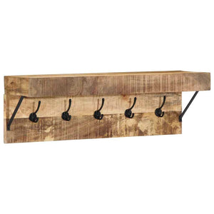 Garderobenständer Braun Mango Massivholz