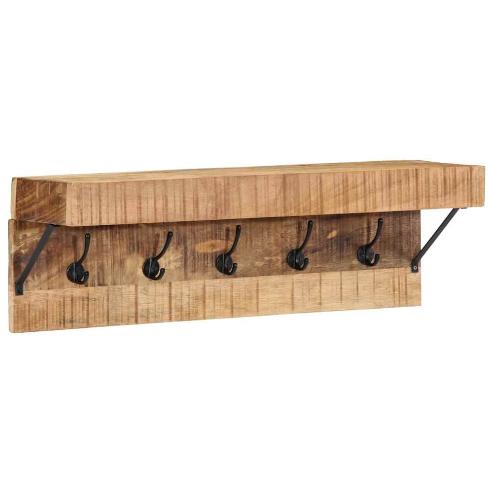Garderobenständer Braun Mango Massivholz