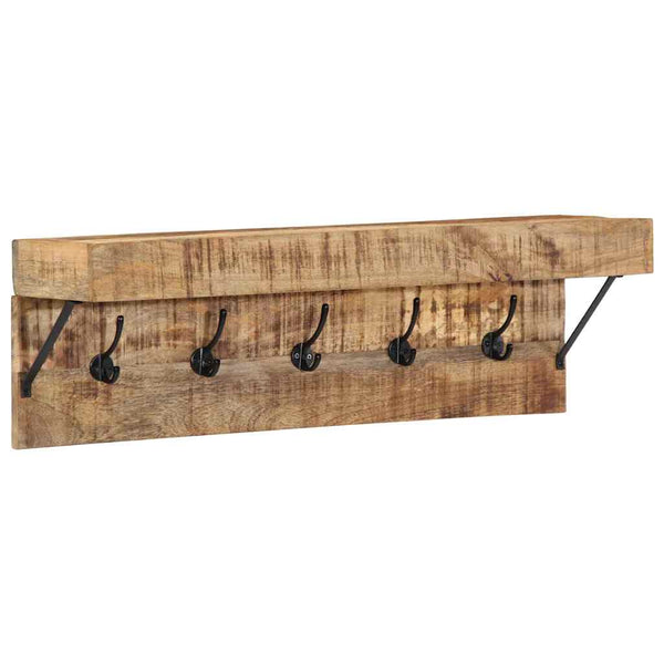 Garderobenständer Braun Mango Massivholz