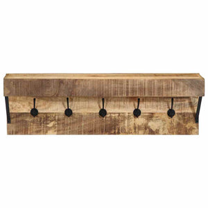 Garderobenständer Braun Mango Massivholz