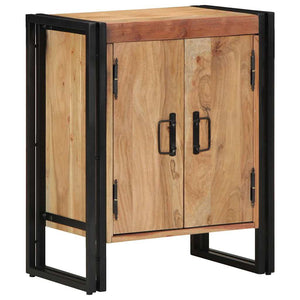 Schuhschrank Akazie Massivholz Braun