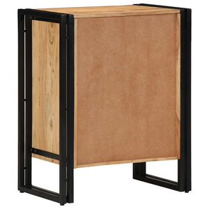 Schuhschrank Akazie Massivholz Braun
