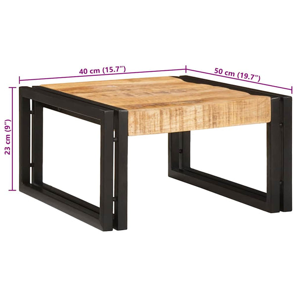 Badregal Braun Mangoholz 40x50 cm