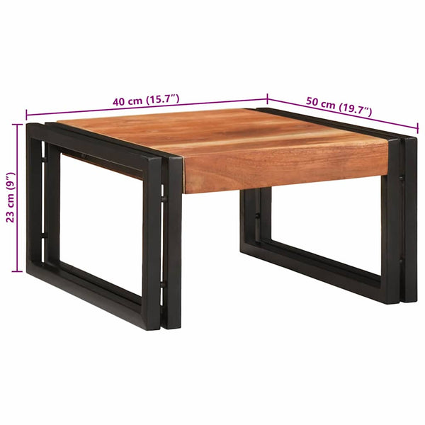 Badregal Akazie Massivholz Braun 40x50x23cm
