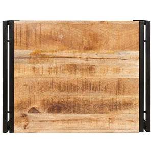 Badregal Braun Mangoholz 65x50x23cm