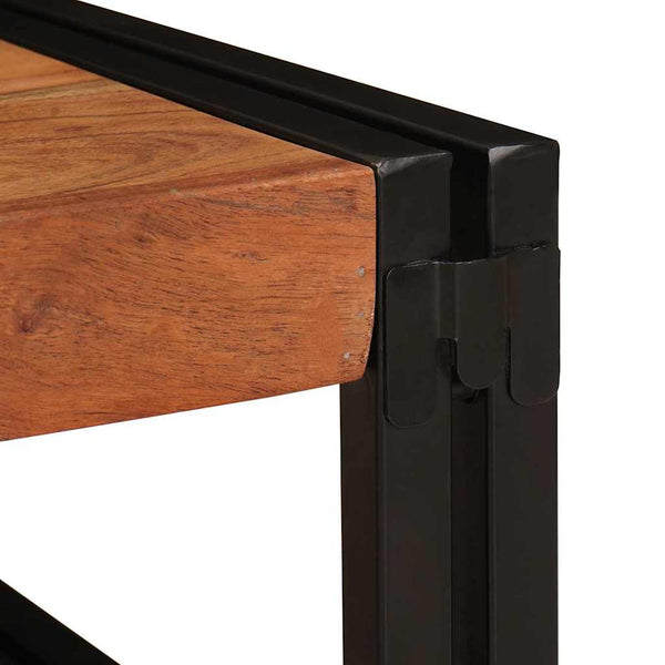 Badregal Braun Akazie Massivholz 65x50x23cm