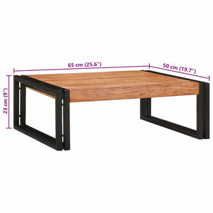Badregal Braun Akazie Massivholz 65x50x23cm