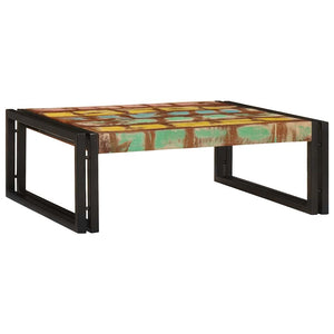 Mehrfarbiges Badregal aus Altholz 65x50x23 cm