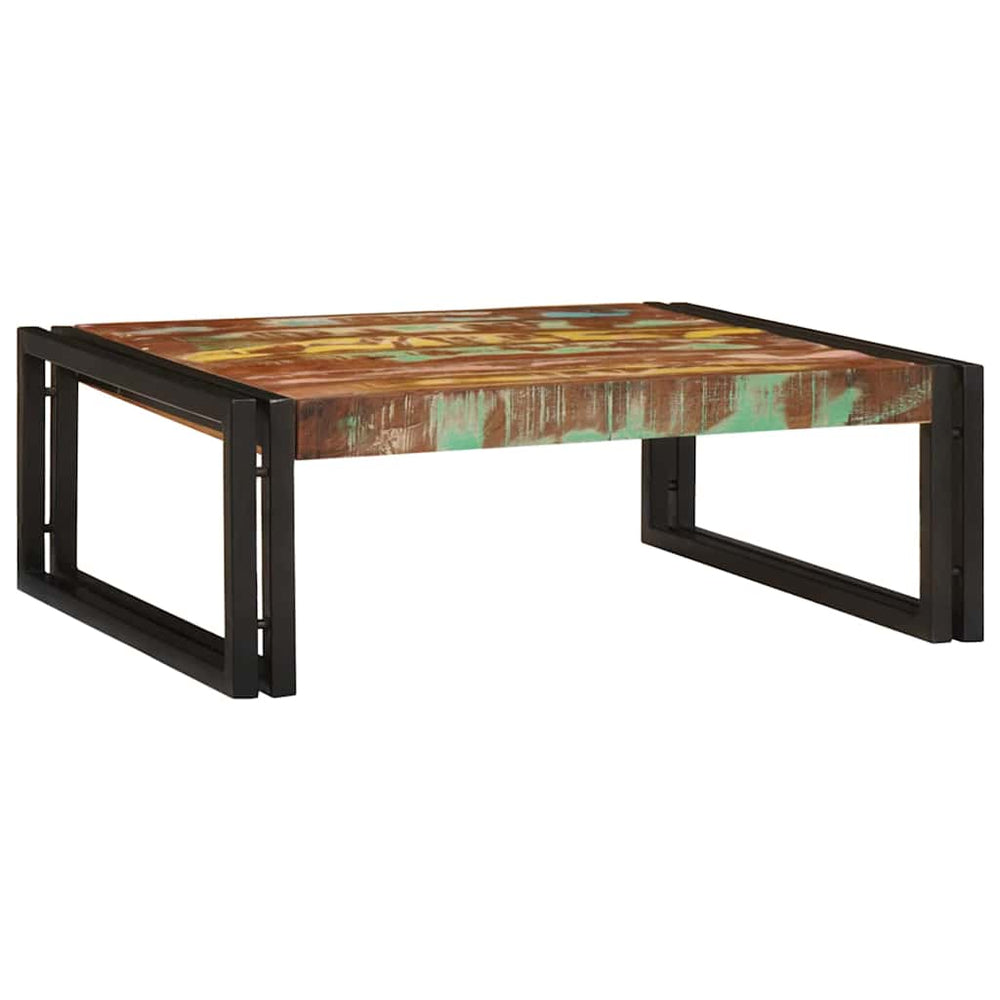 Mehrfarbiges Badregal aus Altholz 65x50x23 cm