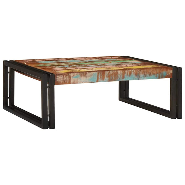 Mehrfarbiges Badregal aus Altholz 65x50x23 cm
