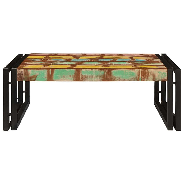 Mehrfarbiges Badregal aus Altholz 65x50x23 cm