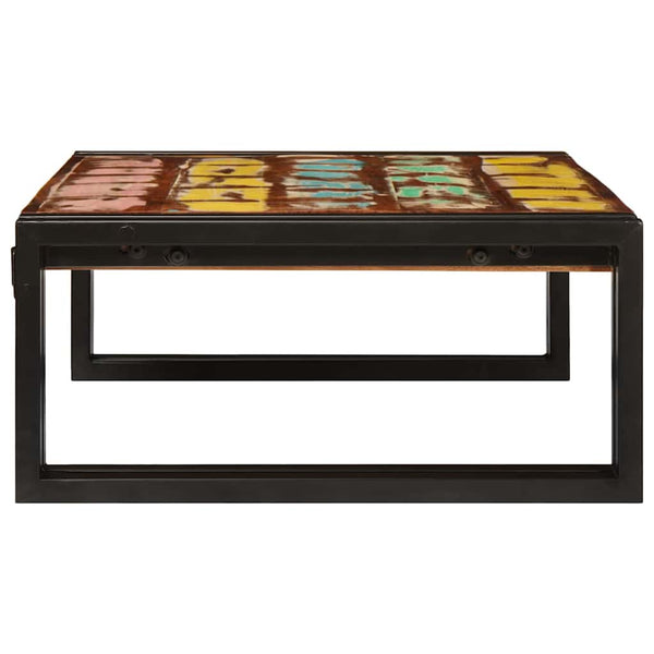 Mehrfarbiges Badregal aus Altholz 65x50x23 cm