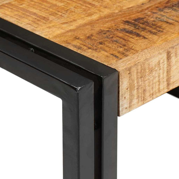 Badregal Braun Mangoholz 100x50 cm