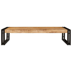 Badregal Braun Mangoholz 100x50 cm