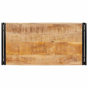 Badregal Braun Mangoholz 100x50 cm