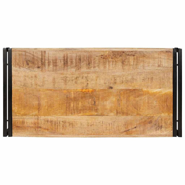 Badregal Braun Mangoholz 100x50 cm
