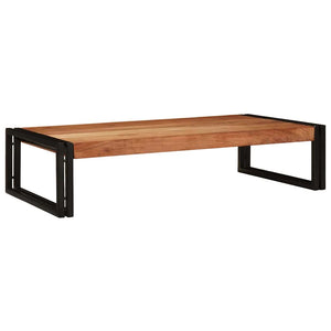 Badregal Braun Akazie Massivholz 100x50x23cm