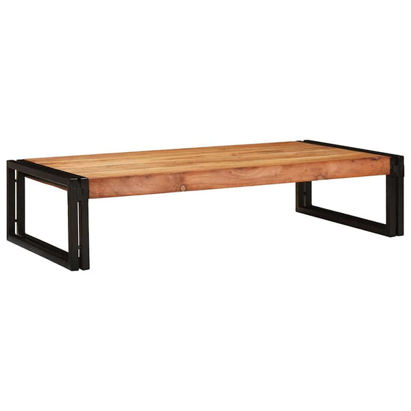 Badregal Braun Akazie Massivholz 100x50x23cm
