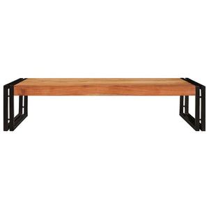 Badregal Braun Akazie Massivholz 100x50x23cm