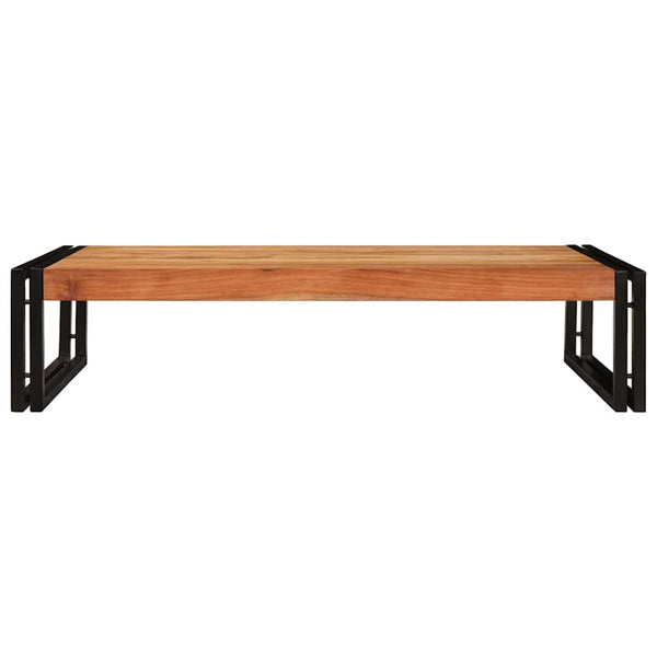 Badregal Braun Akazie Massivholz 100x50x23cm