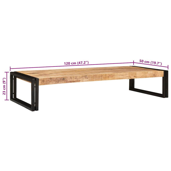 Badregal Mangoholz Braun 120cm