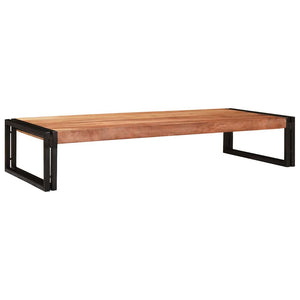 Badregal Braun Akazie Massivholz 120cm
