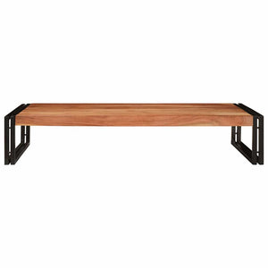 Badregal Braun Akazie Massivholz 120cm
